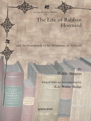cover image of The Life of Rabban Hormizd
